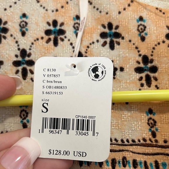 NWT - Free People - Descano Floral Mini Dress - SZ S - Picture 4 of 8